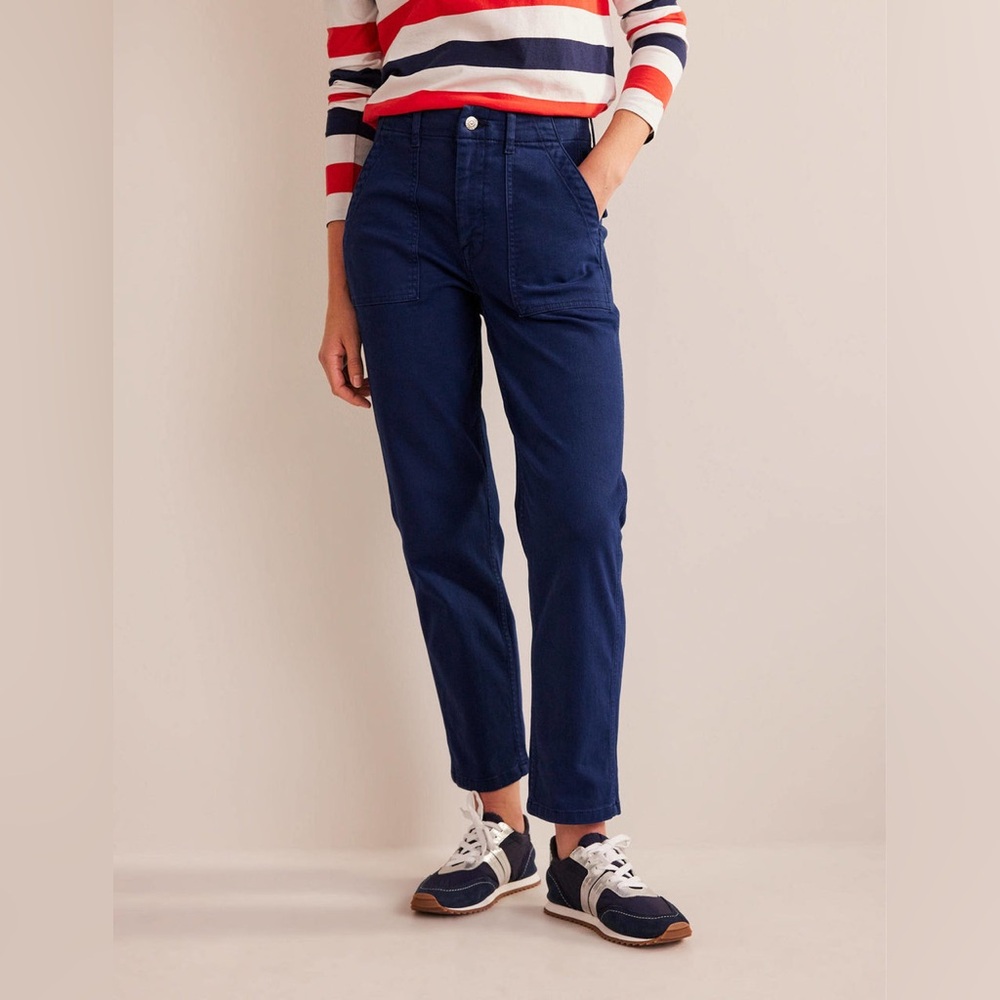 Boden Kensington Casual Trousers
Navy, Size 12, NWOT